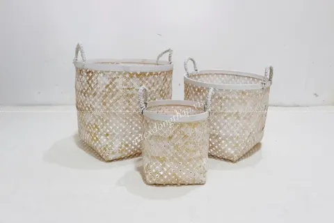 Rattan Export Bamboo Basket - REX-BH5214A-3MC