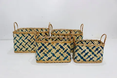 Rattan Export Bamboo Basket - REX-BH5221A-4MC