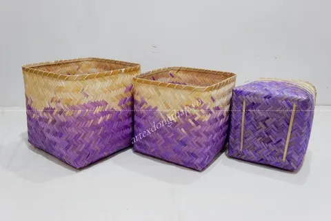 Rattan Export Bamboo Basket - REX-BH5232A-3MC