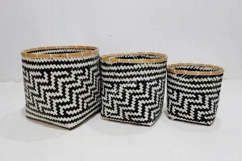 Rattan Export Bamboo Basket - REX-BH5239A-3MC