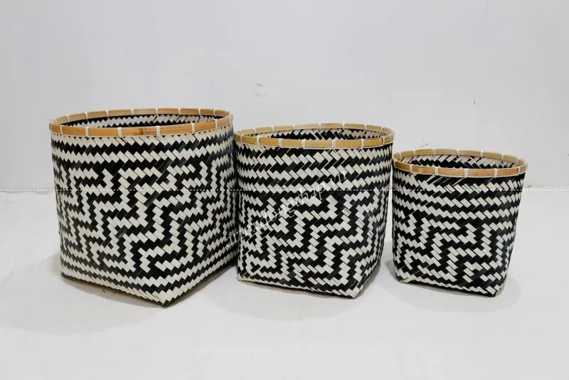 Rattan Export Bamboo Basket - REX-BH5239A-3MC