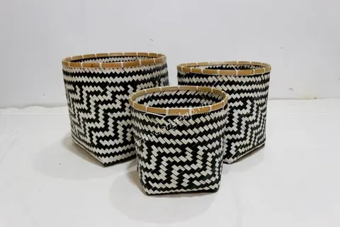 Rattan Export Bamboo Basket - REX-BH5239A-3MC