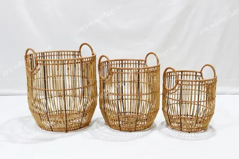 Rattan Export Rattan basket - REX-BH5708B-3NA