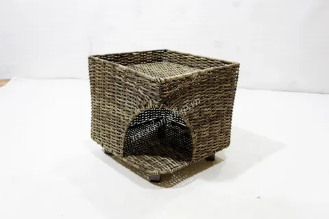 Rattan Export Poly Rattan Pet Basket - REX-CH2826A-1GY