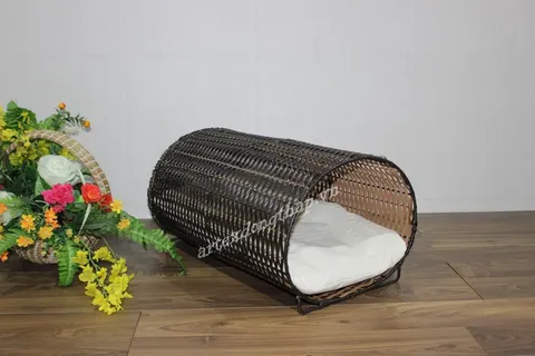 Rattan Export Poly Rattan Pet Basket - REX-CH2878A-1BR