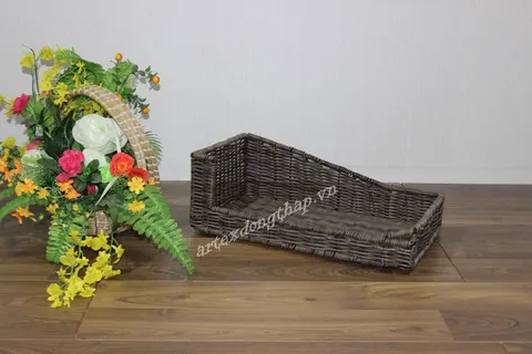 Rattan Export Poly Rattan Pet Basket - REX-CH2880A-1BR