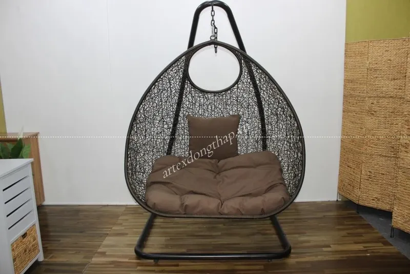 Rattan Export Poly Rattan Swing Chair - REX-CH3299A-1BR