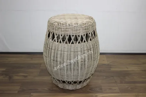 Rattan Export Poly Rattan Stool - REX-CH3707A-1GY