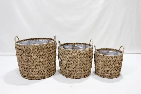 Rattan Export Poly rattan baskets - REX-CH3865A-3BR