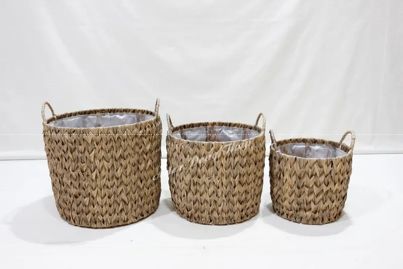 Rattan Export Poly rattan baskets - REX-CH3865A-3BR