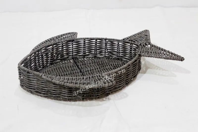 Rattan Export Poly Rattan Animal Basket - REX-CH4082A-1DGY