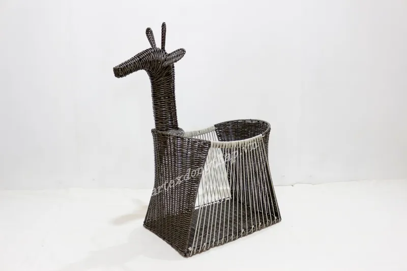 Rattan Export Poly Rattan Animal Basket - REX-CH4087A-1MC
