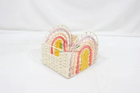 Rattan Export Small Paper Rope Tray for Desk - REX-CH4443A-1MC