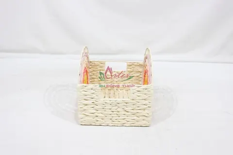Rattan Export Small Paper Rope Tray for Desk - REX-CH4443A-1MC