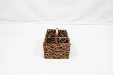 Rattan Export Handmade Plastic Rope Woven Serving Tray Vietnam Manufacturer - REX-CH5023A-1BR