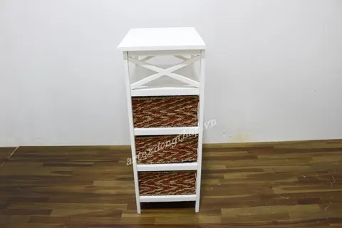 Rattan Export Wooden Cabinet - REX-HG0098A-1WH