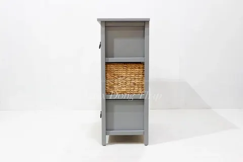 Rattan Export Wooden Cabinet - REX-HG0198A-1GY01