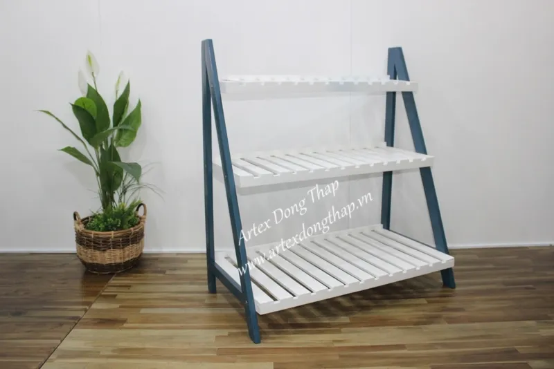 Rattan Export Wooden Shelf - REX-HG0217A-1MC
