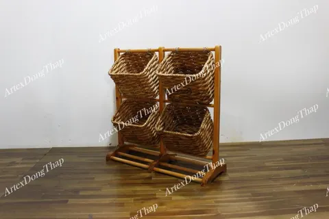 Rattan Export Tier Magazine rack - REX-HG0255A-1NA