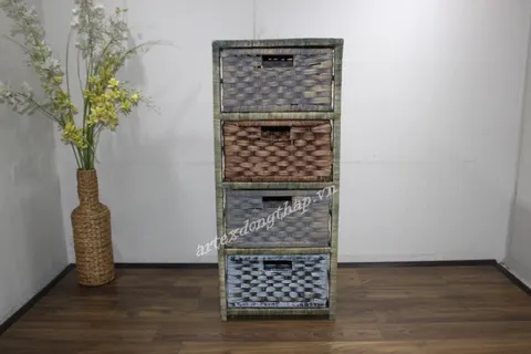 Rattan Export Wooden Cabinet - REX-HG0802A-1MC