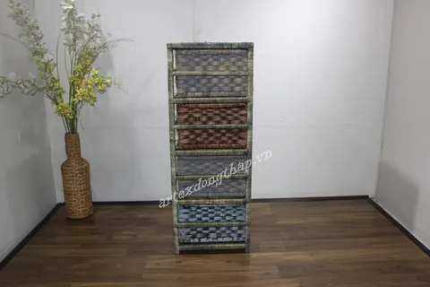 Rattan Export Wooden Cabinet - REX-HG0802A-1MC