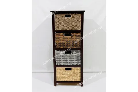 Rattan Export Wooden Cabinet - REX-HG1054A-BR