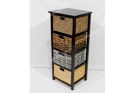 Rattan Export Wooden Cabinet - REX-HG1054A-BR