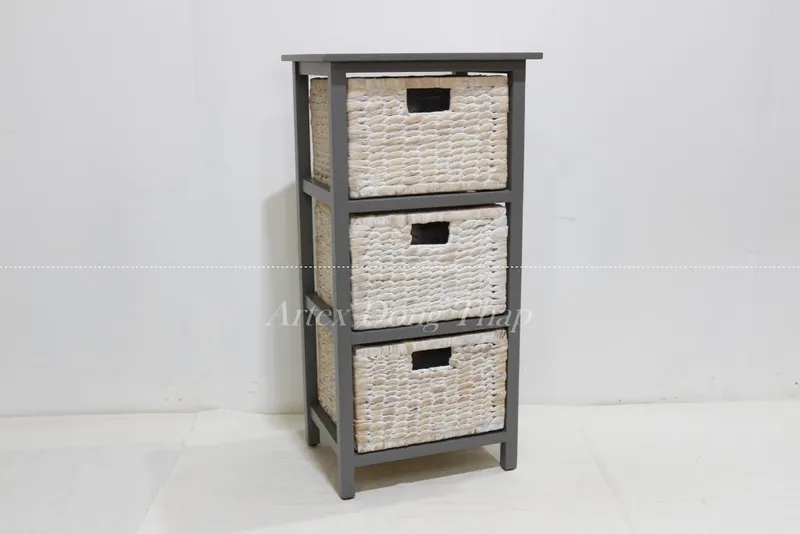 Rattan Export Wooden Cabinet - REX-HG1096A-1GY