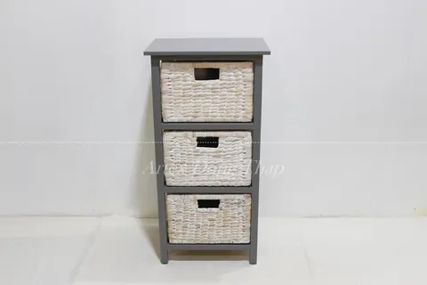 Rattan Export Wooden Cabinet - REX-HG1096A-1GY