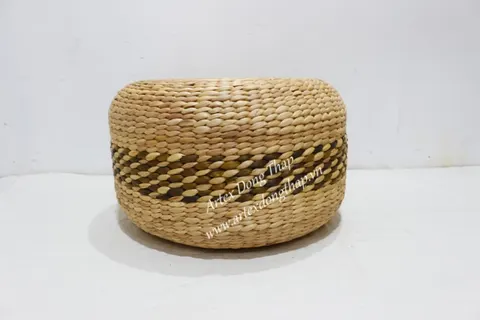 Rattan Export Water Hyacinth Stool - REX-MK7028A-1MC