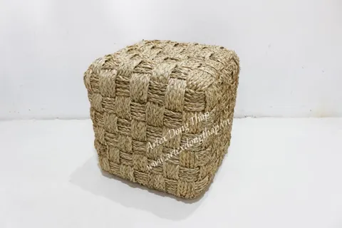 Rattan Export Seagrass Stool - REX-MK7031A-1NA