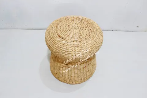 Rattan Export Water Hyacinth Stool - REX-MK7034A-1NA