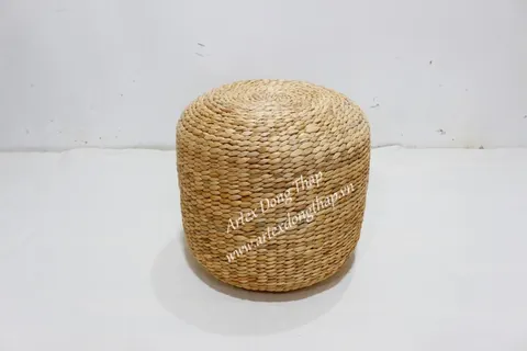 Rattan Export Water Hyacinth Stool - REX-MK7035A-1NA