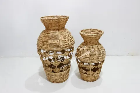 Rattan Export Water Hyacinth Vase - REX-SD10025A-2NA