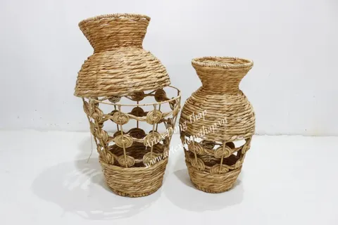 Rattan Export Water Hyacinth Vase - REX-SD10025A-2NA