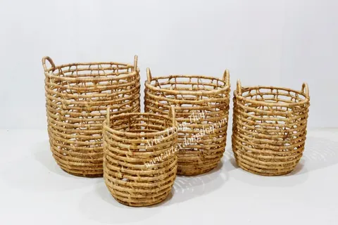 Rattan Export Water hyacinth Basket - REX-SD10231A-4NA