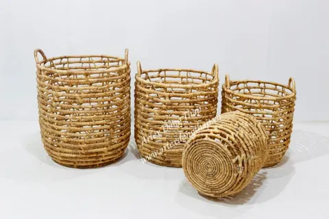 Rattan Export Water hyacinth Basket - REX-SD10231A-4NA