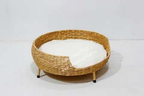 Rattan Export Water Hyacinth Pet Basket - REX-SD10310A-1NA