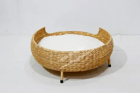 Rattan Export Water Hyacinth Pet Basket - REX-SD10310A-1NA