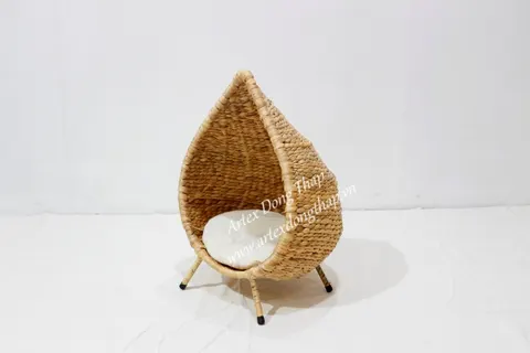Rattan Export Water Hyacinth Pet Basket - REX-SD10399A-1NA