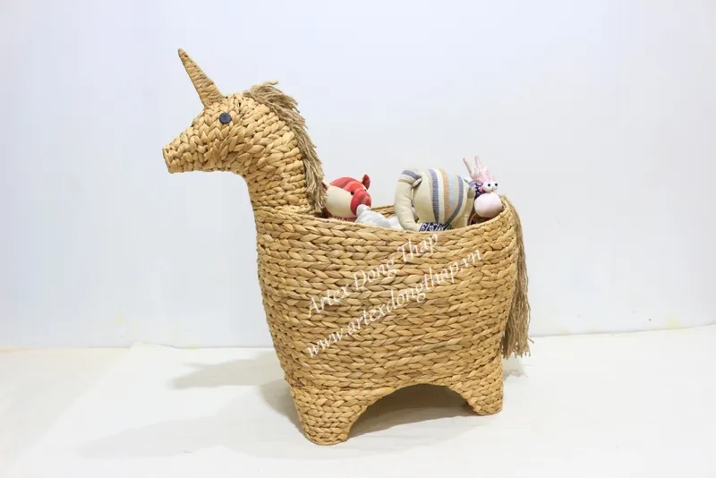Rattan Export Water Hyacinth Animal Basket - REX-SD1040A-1NA