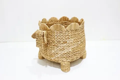 Rattan Export Water Hyacinth Animal Basket - REX-SD1041H-1NA