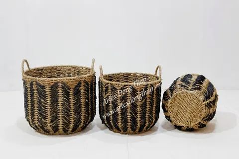 Rattan Export Seagrass Basket - REX-SD10434B-3MC