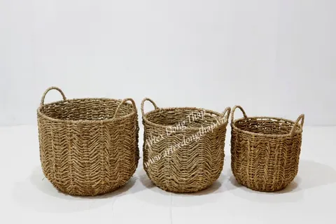 Rattan Export Seagrass Basket - REX-SD10434B-3NA