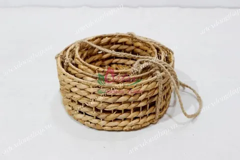 Rattan Export Water hyacinth Hanging planter - REX-SD10456A-1NA