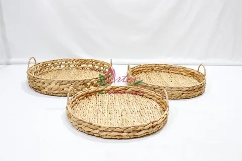 Rattan Export Water Hyacinth Tray - REX-SD10521A-3NA