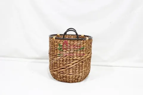 Rattan Export Water hyacinth Storage Basket - REX-SD10542A-3BR