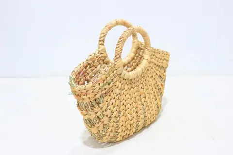 Rattan Export Water Hyacinth Handbag - REX-SD1412A-1NA