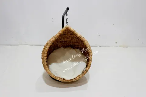 Rattan Export Water Hyacinth Pet Basket - REX-SD1649A-1NA
