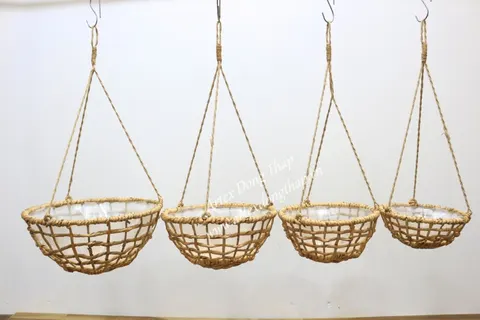 Rattan Export Hanging planter - REX-SD1694A-4NA